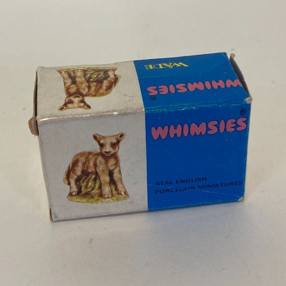 5/$25 Vintage Wade Whimsies Lamb Porcelain Figurine #30 Set 6 1975 Red Rose Tea